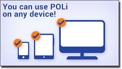 POLi fund transfers on computer and mobile devices