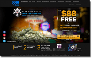 Play online poker tournaments at 888 Poker 