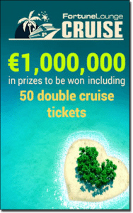 Win a Fortune Lounge cruise ship holiday for two at online casinos