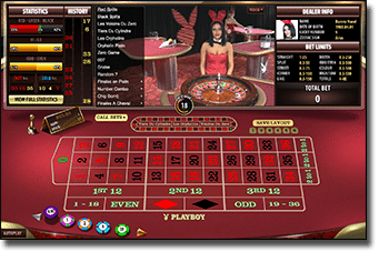 Play Playboy Bunny live dealer roulette online