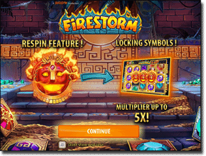 Play Firestorm pokies for real money on the Net
