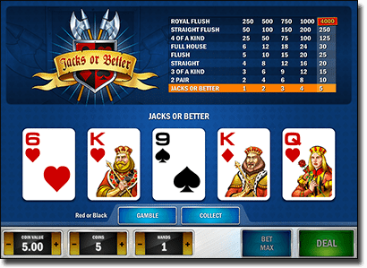 Play Jacks or Better video poker by Play'n Go Play Jacks or Better video poker by Play'n Go