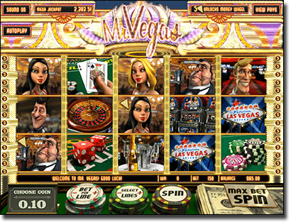 Play Mr. Vegas online slots by BetSoft Play Mr. Vegas online pokie by BetSoft