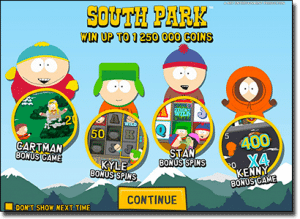 Play South Park online pokies for real money