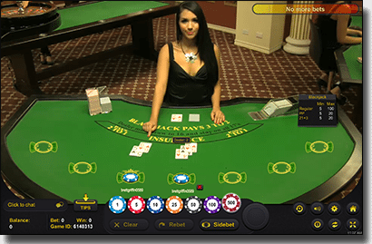 Play Ezugi live dealer blackjack online