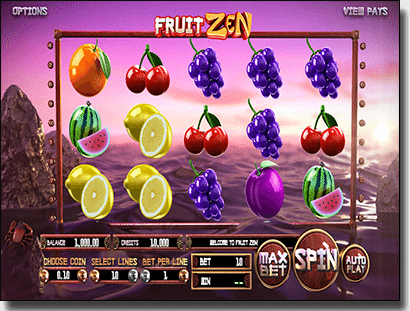 Play Fruit Zen online slots by BetSoft