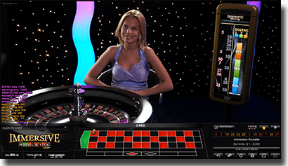 Play Live Dealer Immersive Roulette by Evolution Gaming