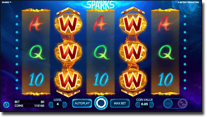 Play Sparks online pokies for real money