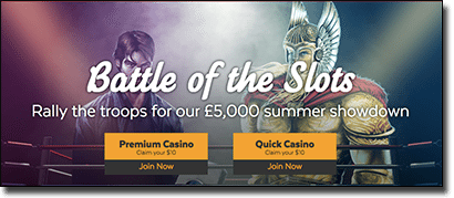 Battle of the Slots promotion - 32Red Casino