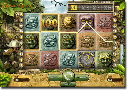 Gonzo's Quest online pokies by Net Entertainment Gonzo's Quest online pokies by Net Entertainment