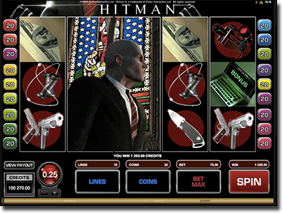 Hitman online slots wilds and scatter symbols