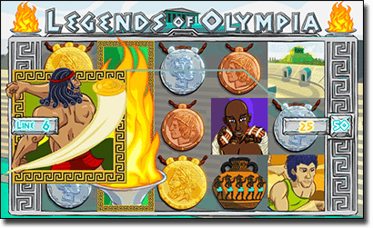 Play Legends of Olympia online slots for real money