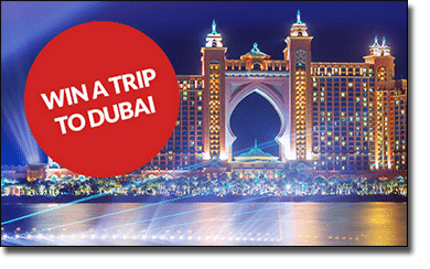 Win a trip to Dubai bonus from Guts Casino