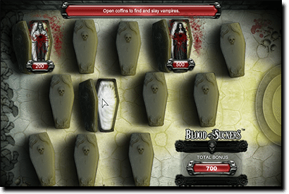 Blood Suckers slots bonus game