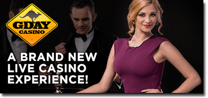 G'Day Casino launches new live dealer games