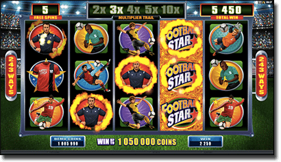 Football Star - free spins and wilds features