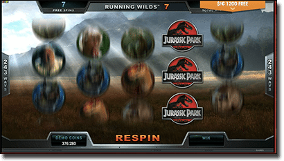 Jurassic Park slots free spins