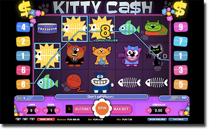 Kitty Cash - weird online pokies