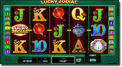 Lucky Zodiac Chinese online slots