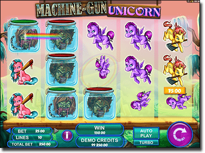 Machine Gun Unicorn real money pokies