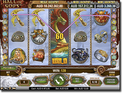 Play Hall of the Gods progressive jackpot slots at Leo Vegas Hall of the Gods progressive jackpot slots at Leo Vegas