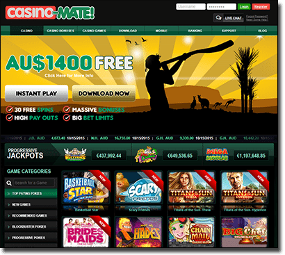 Casino-Mate gets an interface facelift