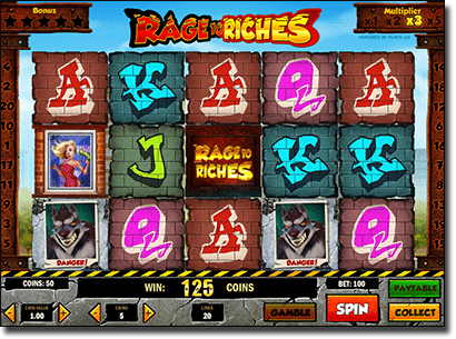 Rage to Riches online pokies by Play'n Go