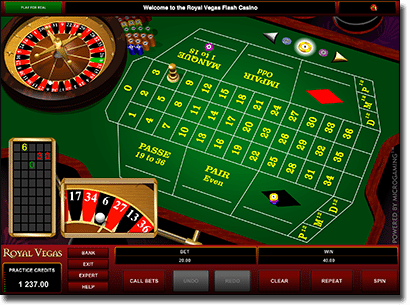 French roulette online at Royal Vegas Casino