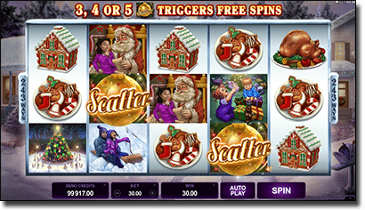 Play Happy Holidays - Christmas pokies by Microgaming Happy Holidays - Christmas pokies by Microgaming