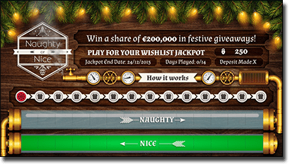 Royal Vegas Casino - Naughty or Nice Christmas 2015 giveaway