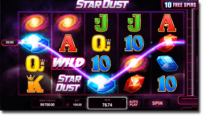 Play Stardust online slots by Microgaming Stardust online slots by Microgaming