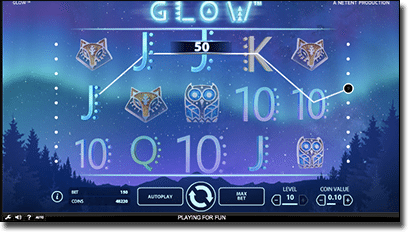 Play Glow pokies by NetEnt for real money Glow pokies by NetEnt