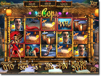 At the Copa 3D online pokies by BetSoft