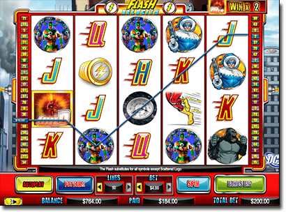 Play The Flash online pokies by Cryptologic The Flash online pokies by Cryptologic