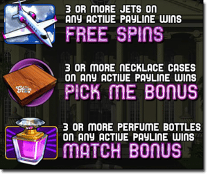 Free spins and bonuses in The Glam Life online pokies