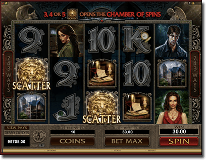 Immortal Romance vampire-themed pokies by Microgaming