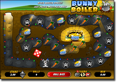 Play Bunny Boiler online scratch card Bunny Boiler online scratch card