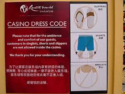 Casino dress codes