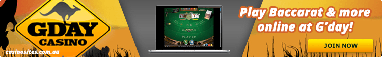 G'Day Casino - Top card games casino site