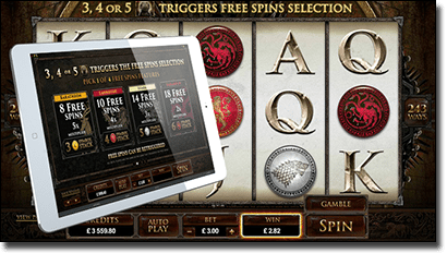 Game of Thrones pokies at 32Red.com