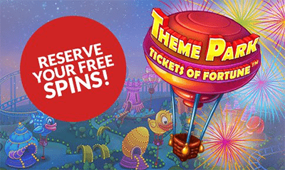 Theme Park: Tickets of Fortune free spins at Guts.com