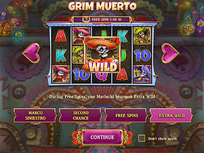 Grim Muerto special bonus features