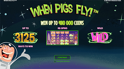 When Pigs Fly! special bonus features