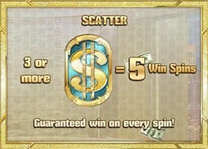 Pimped scatter symbol and free spins