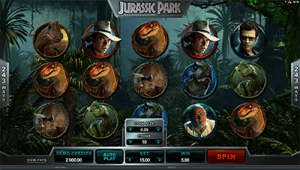 Jurassic Park film pokies