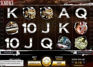 Scarface online pokies based on film