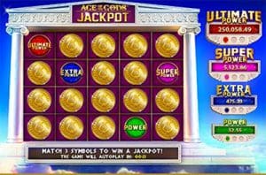 Age of the Gods pokies jackpot wins