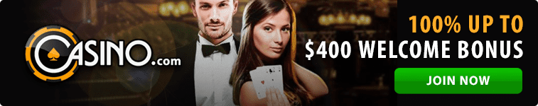 Casino.com welcome bonus for Australians