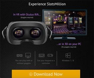 Slots Million Casino official VR pokies supported