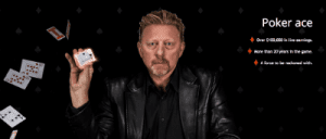 Play at partypoker and come face to face with Boris Becker tennis champion joins party poker
